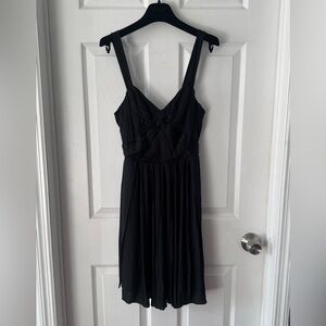 Authentic Z Spoke by Zac Posen (New York) SILK Black Dress (US 4)